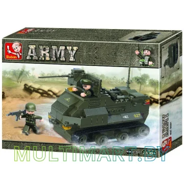 Конструктор Sluban M38-B0281 Бронетранспортёр (179 деталей)